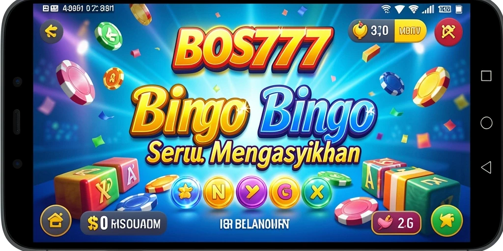 Tampilan permainan Bingo yang menarik di BOS777.
