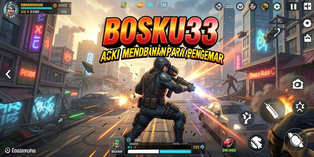 Tampilan gameplay aksi mendebarkan dari BOSKU33 dengan grafik yang menarik.