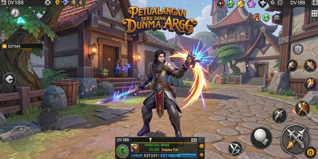 Tampilan menarik dari gameplay ARPG yang seru dan mendebarkan.