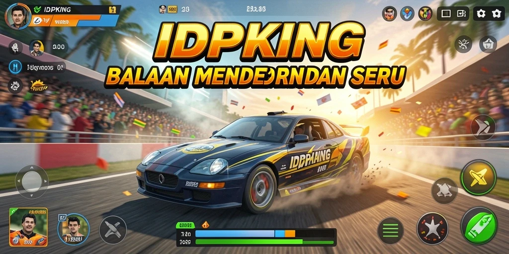 Tampilan gameplay balapan seru dari IDPKING yang memikat.