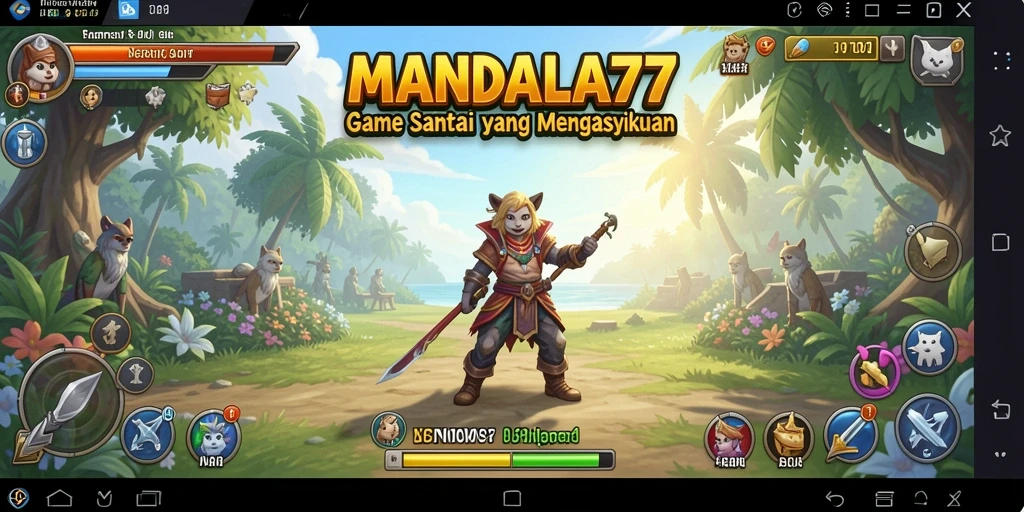 Tampilan gameplay MANDALA77 yang seru dan mengasyikkan.